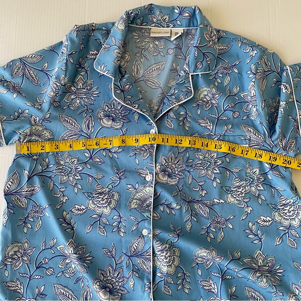 Rachel Zoe Blue Floral Pajama Set - Picture 6 of 6
